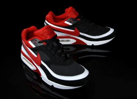 nike air max classic bw schwarz weiß rot